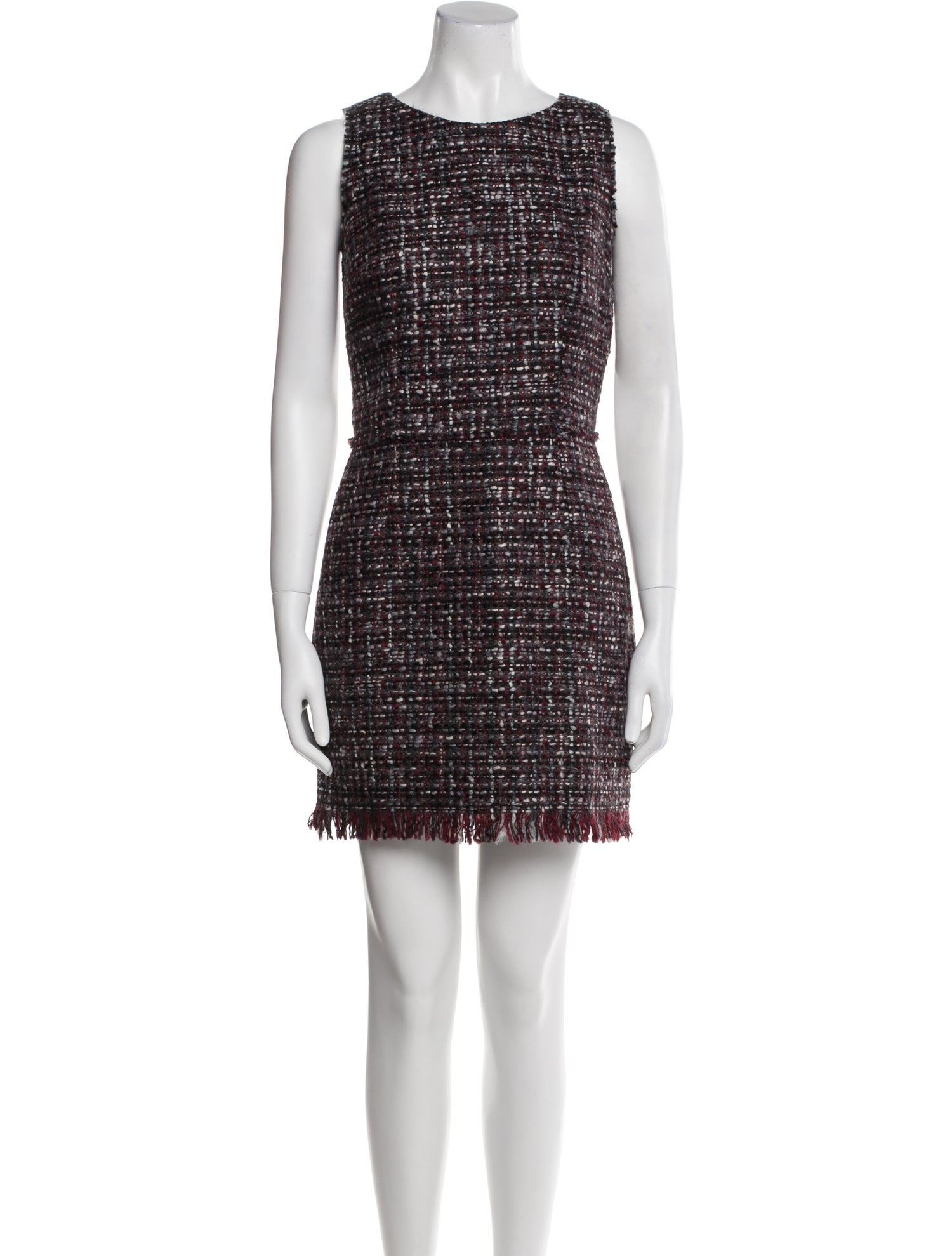 Dolce & Gabbana Virgin Wool Mini Dress