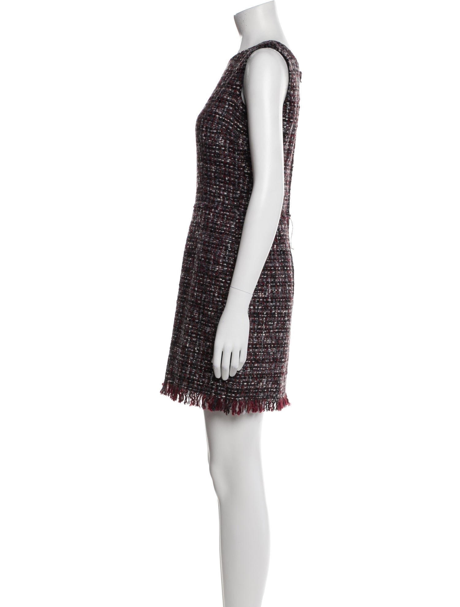 Dolce & Gabbana Virgin Wool Mini Dress