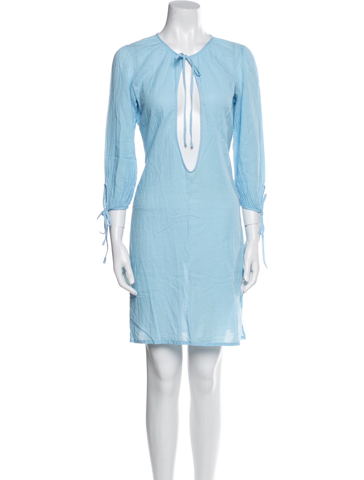 Dolce & Gabbana Tie Neck Mini Dress