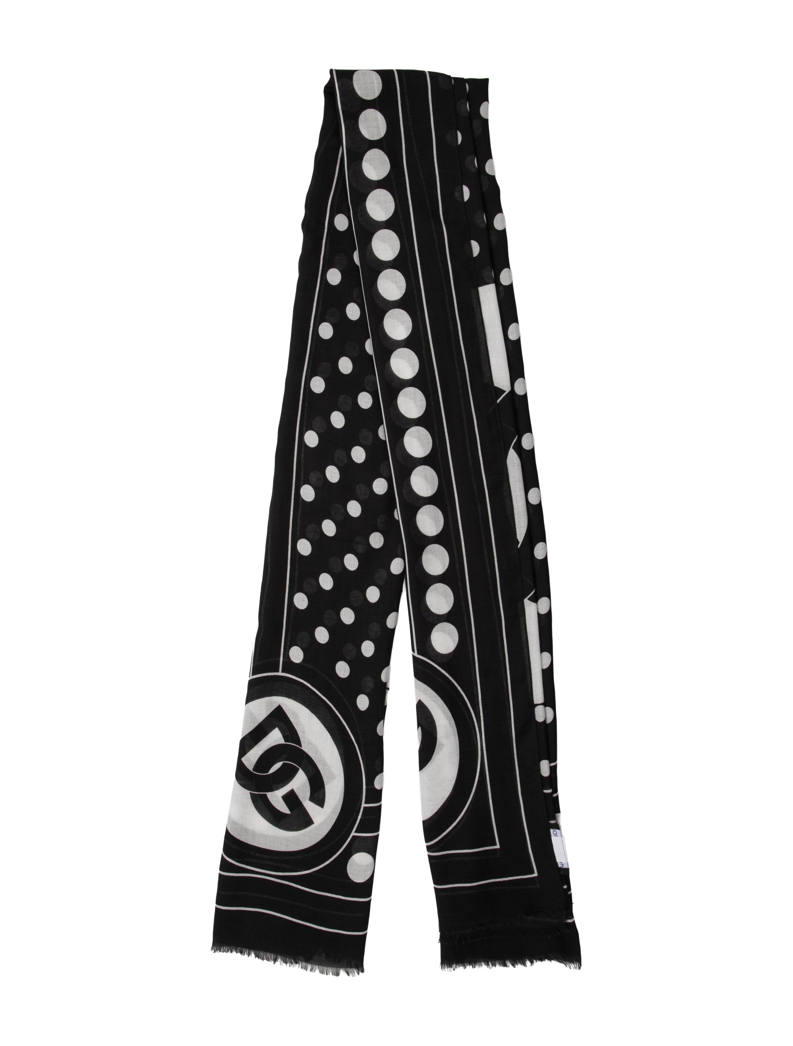 Dolce & Gabbana Silk Printed Scarf