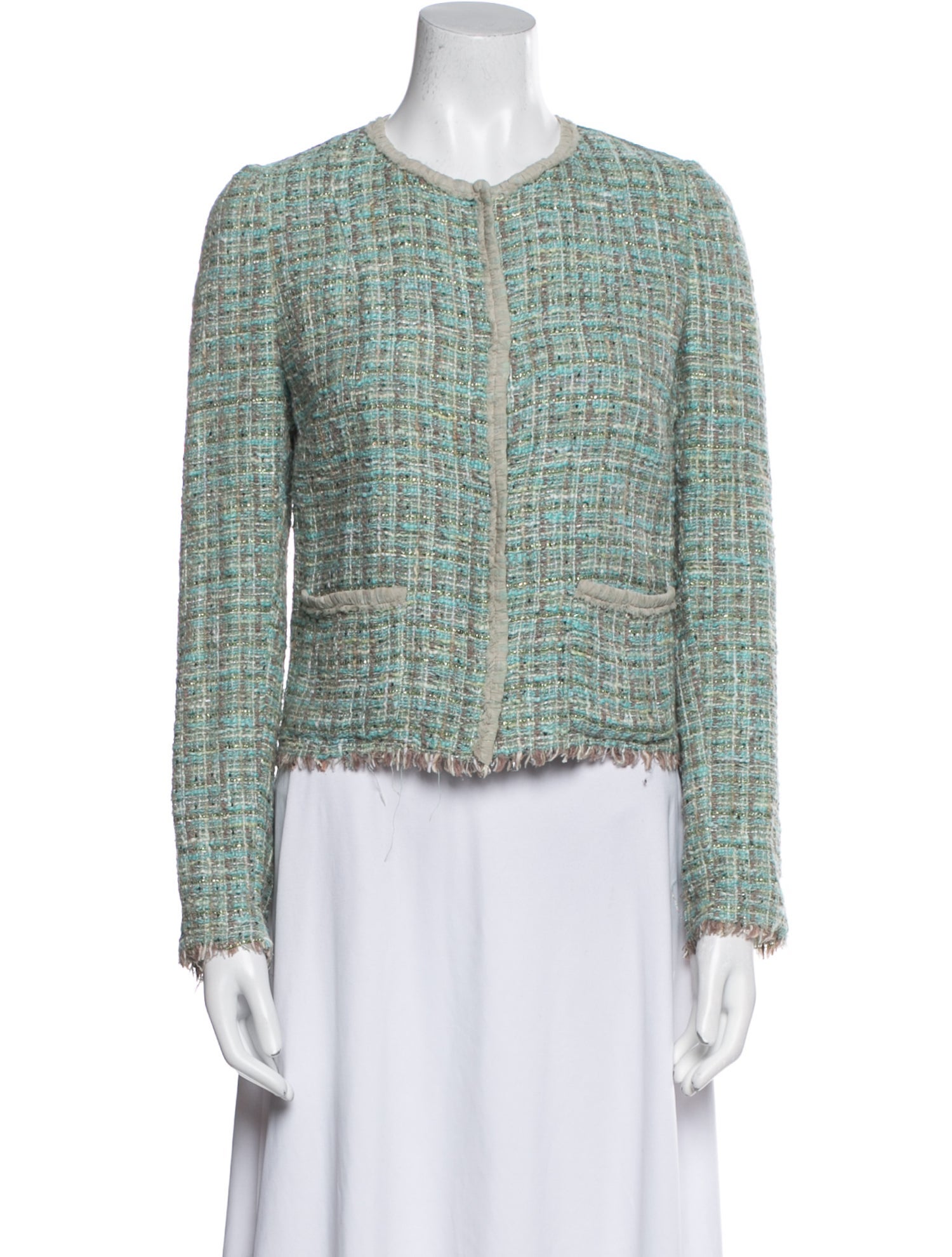 Dolce & Gabbana Tweed Pattern Evening Jacket