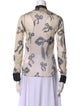 Dolce & Gabbana Silk Printed Button-Up Top
