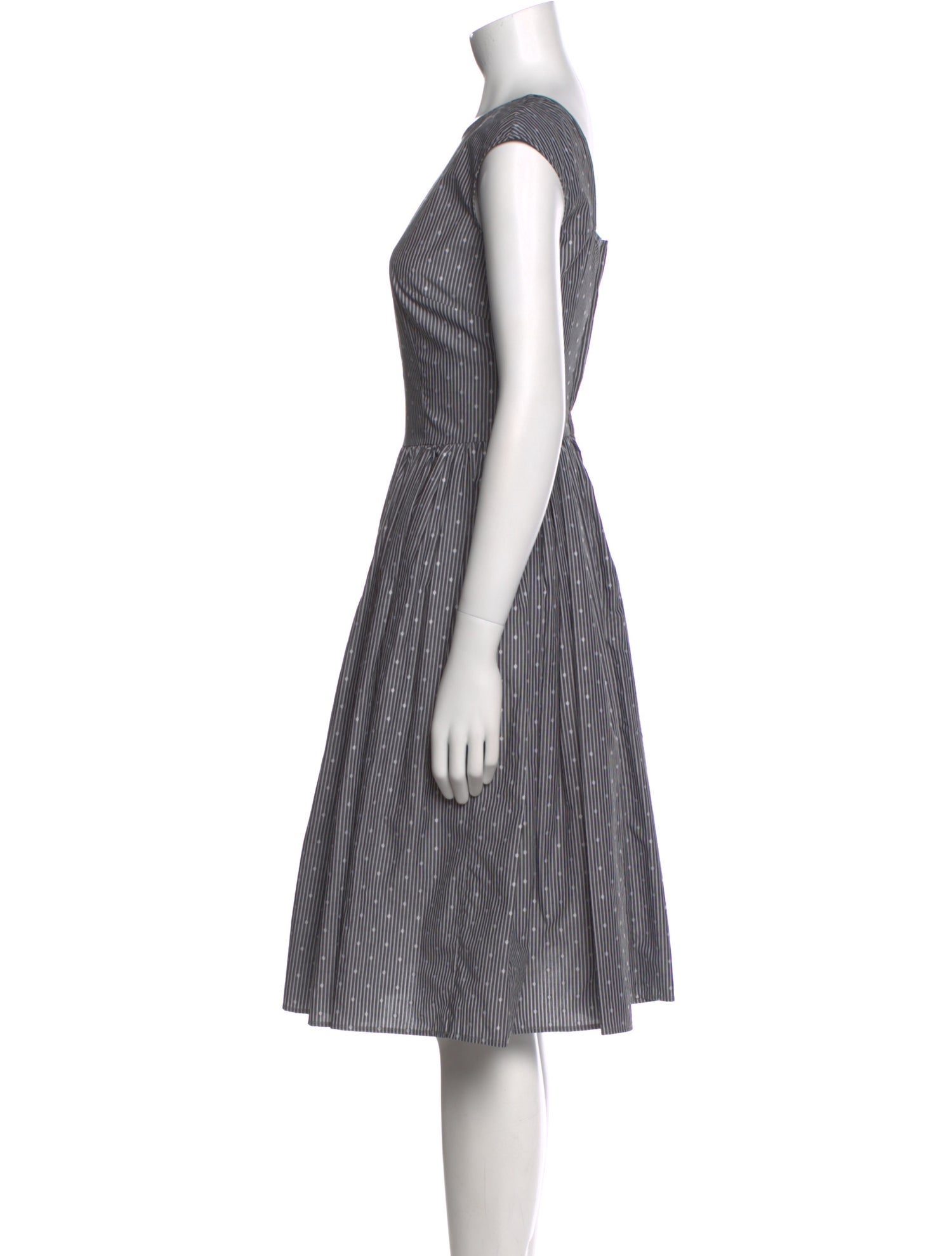 Dolce & Gabbana Striped Knee-Length Dress w/ Tags