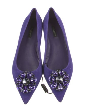 Dolce & Gabbana Suede Flats