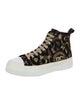 Dolce & Gabbana Canvas Animal Print Sneakers