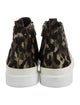 Dolce & Gabbana Canvas Animal Print Sneakers