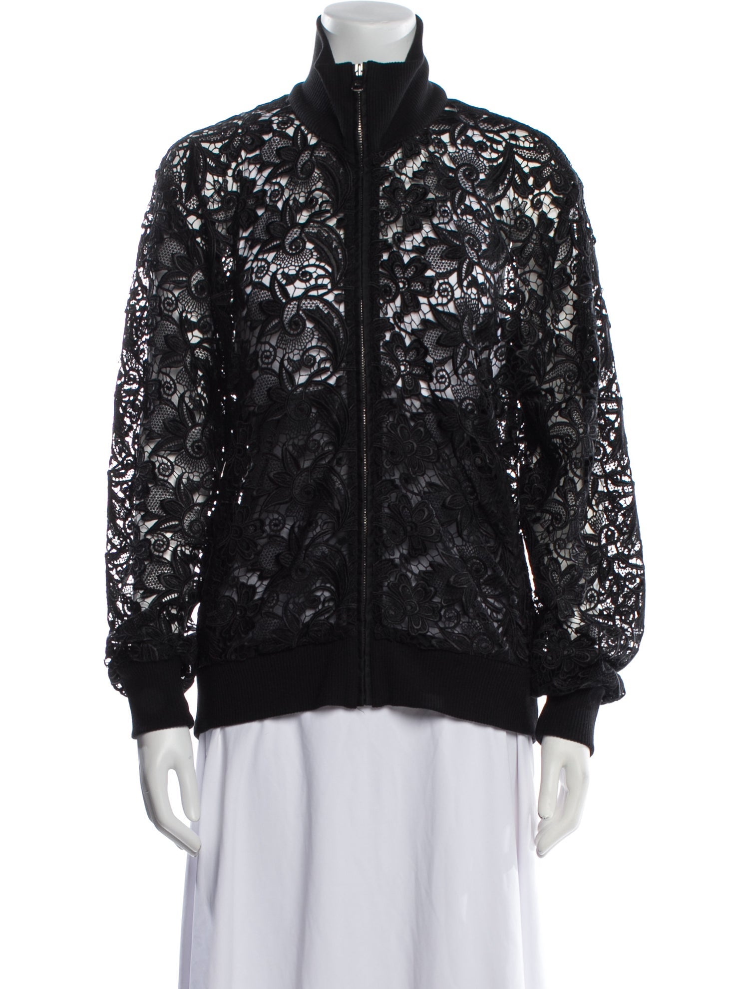Dolce & Gabbana Floral Print Bomber Jacket