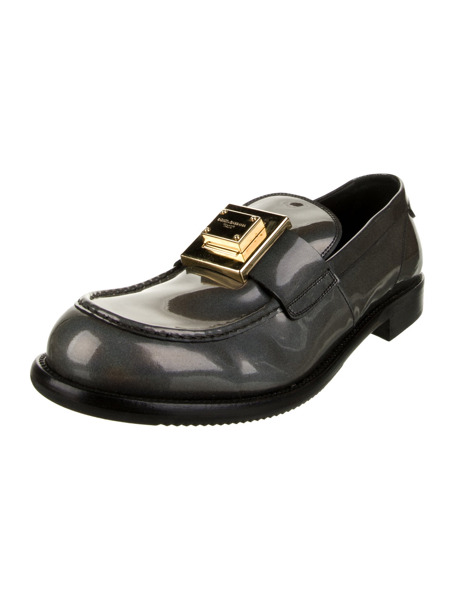 Dolce & Gabbana Patent Leather Dress Loafers