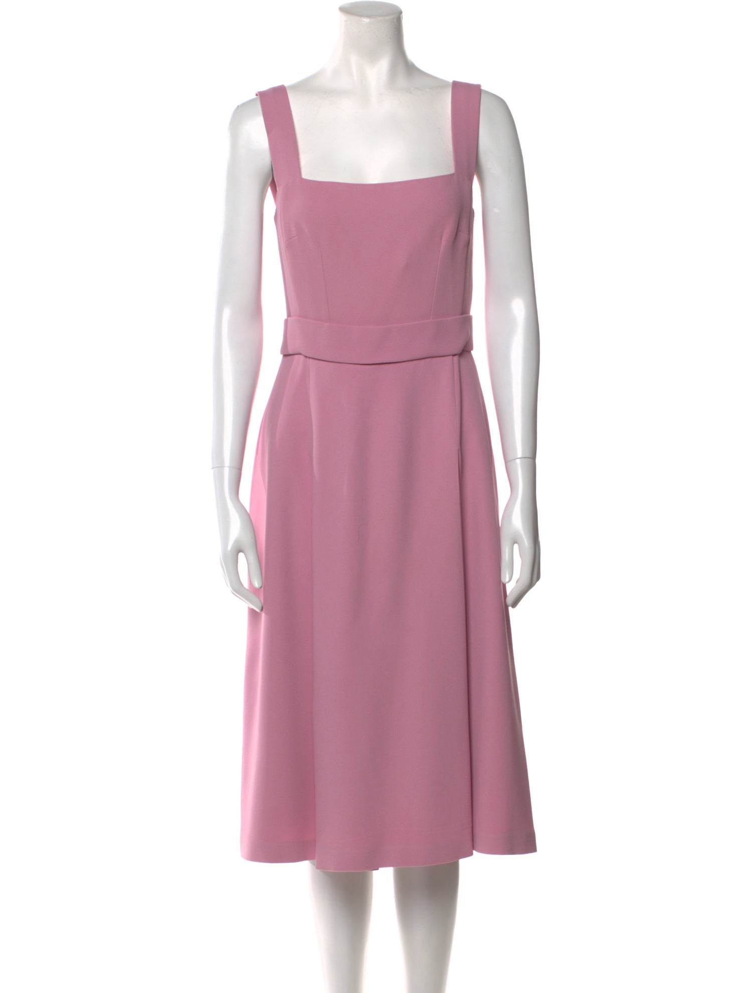 Dolce & Gabbana Square Neckline Midi Length Dress