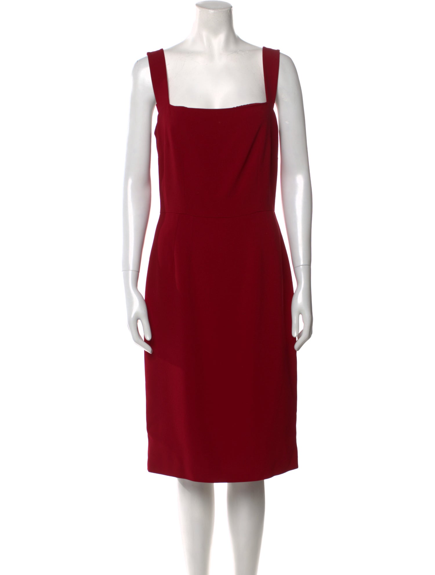Dolce & Gabbana Square Neckline Knee-Length Dress