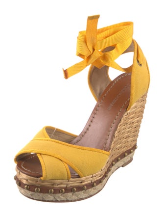 Dolce & Gabbana Canvas Studded Accents Espadrilles