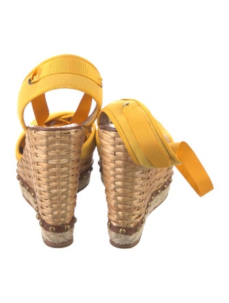 Dolce & Gabbana Canvas Studded Accents Espadrilles