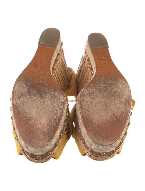 Dolce & Gabbana Canvas Studded Accents Espadrilles