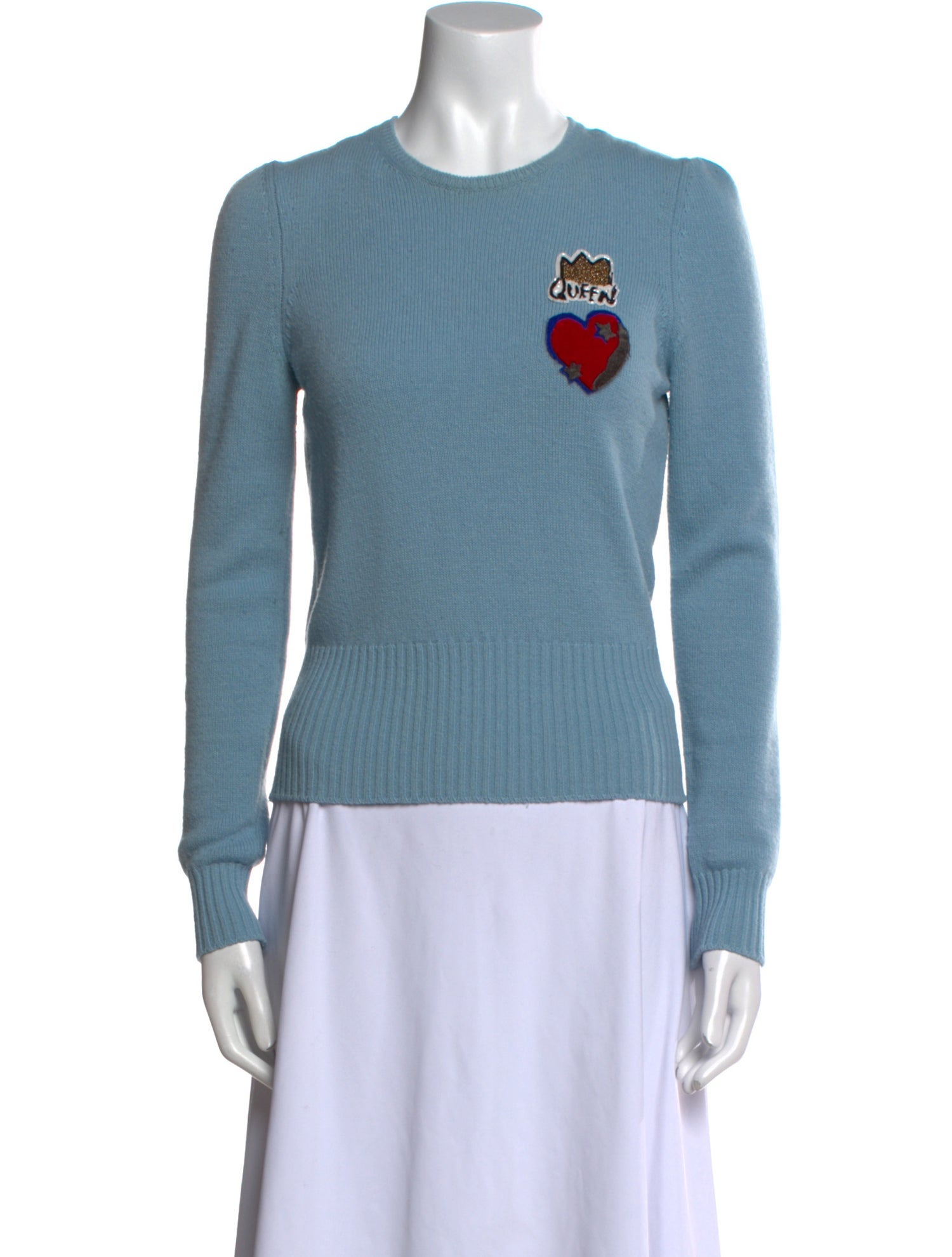 Dolce & Gabbana Graphic Print Crew Neck Sweater