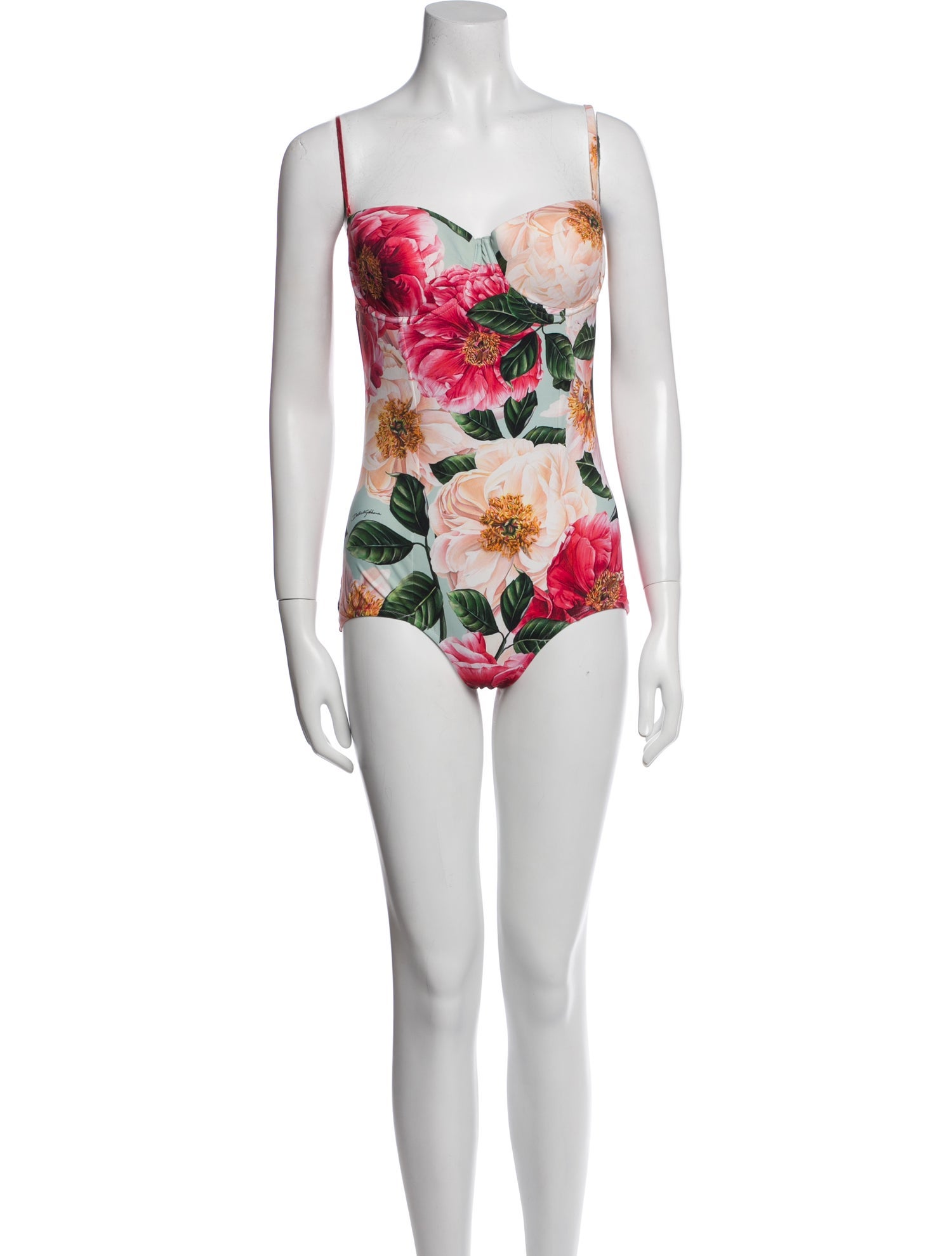 Dolce & Gabbana Floral Print One-Piece