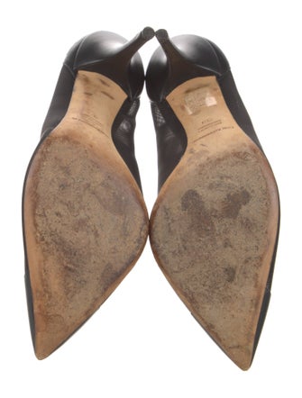 Dolce & Gabbana Sacred Heart Print Mesh Pumps