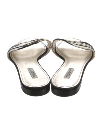 Dolce & Gabbana Leather Slides