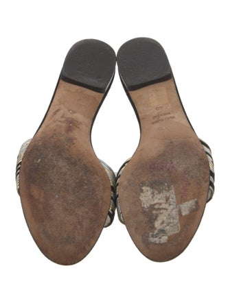 Dolce & Gabbana Leather Slides