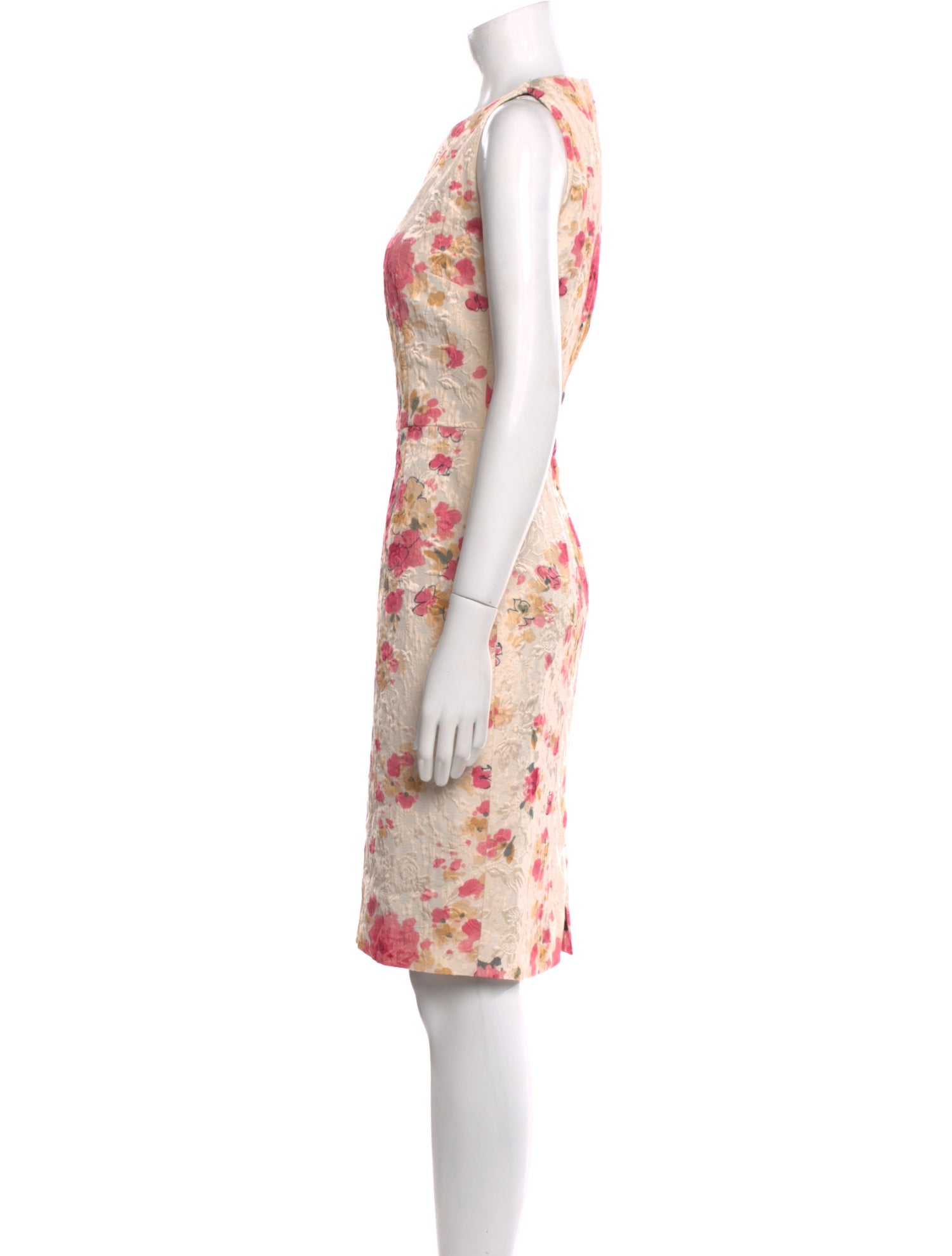 Dolce & Gabbana Floral Print Knee-Length Dress