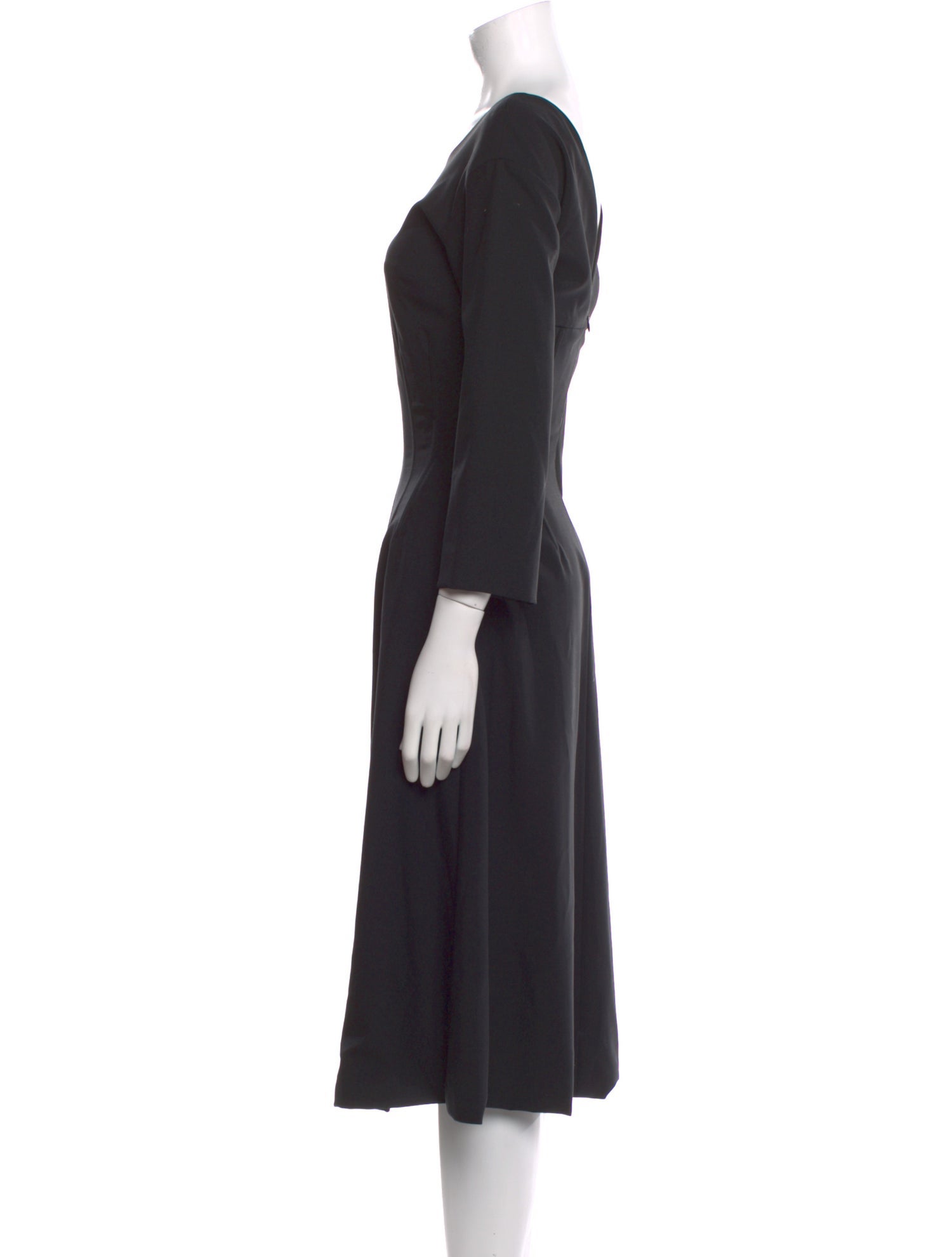 Dolce & Gabbana Bateau Neckline Midi Length Dress