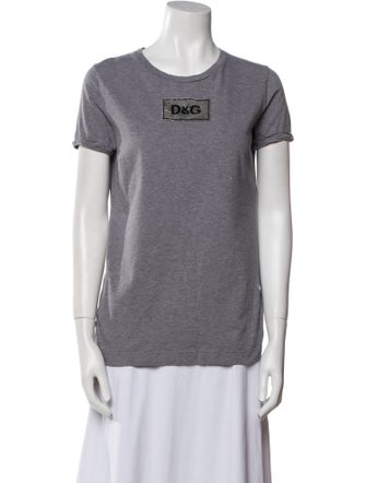 Dolce & Gabbana Graphic Print Crew Neck T-Shirt