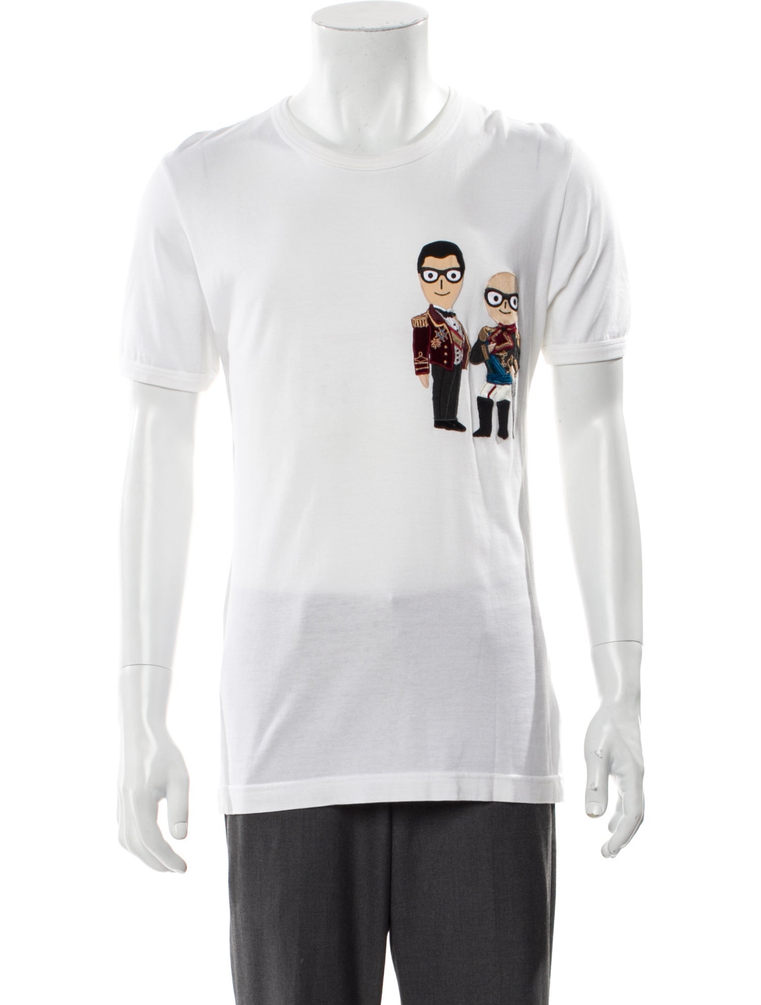 Dolce & Gabbana Graphic Print Crew Neck T-Shirt