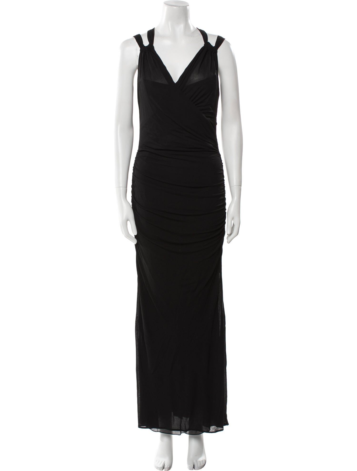 Dolce & Gabbana V-Neck Long Dress
