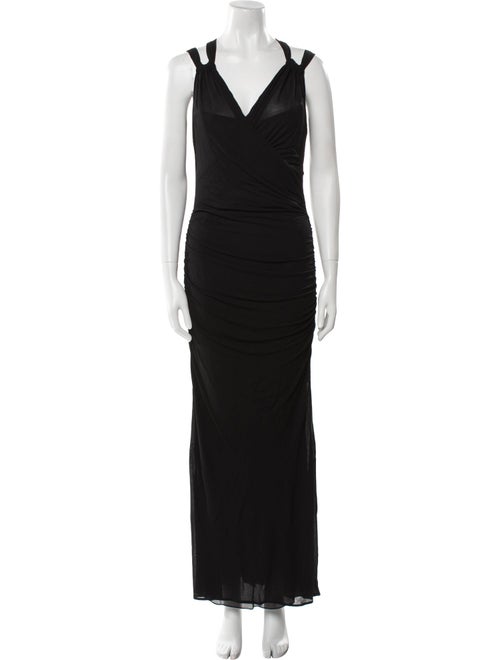 Dolce & Gabbana V-Neck Long Dress