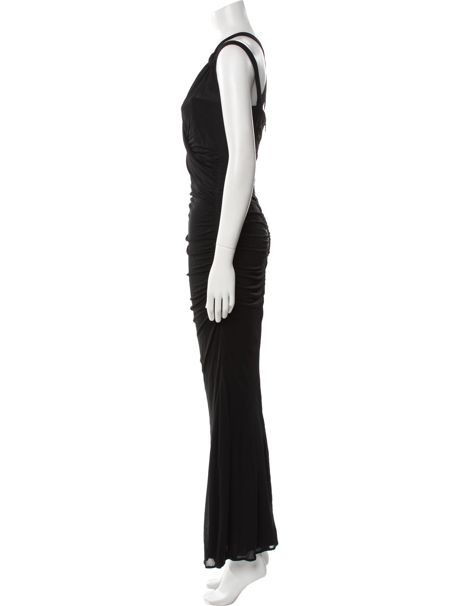 Dolce & Gabbana V-Neck Long Dress