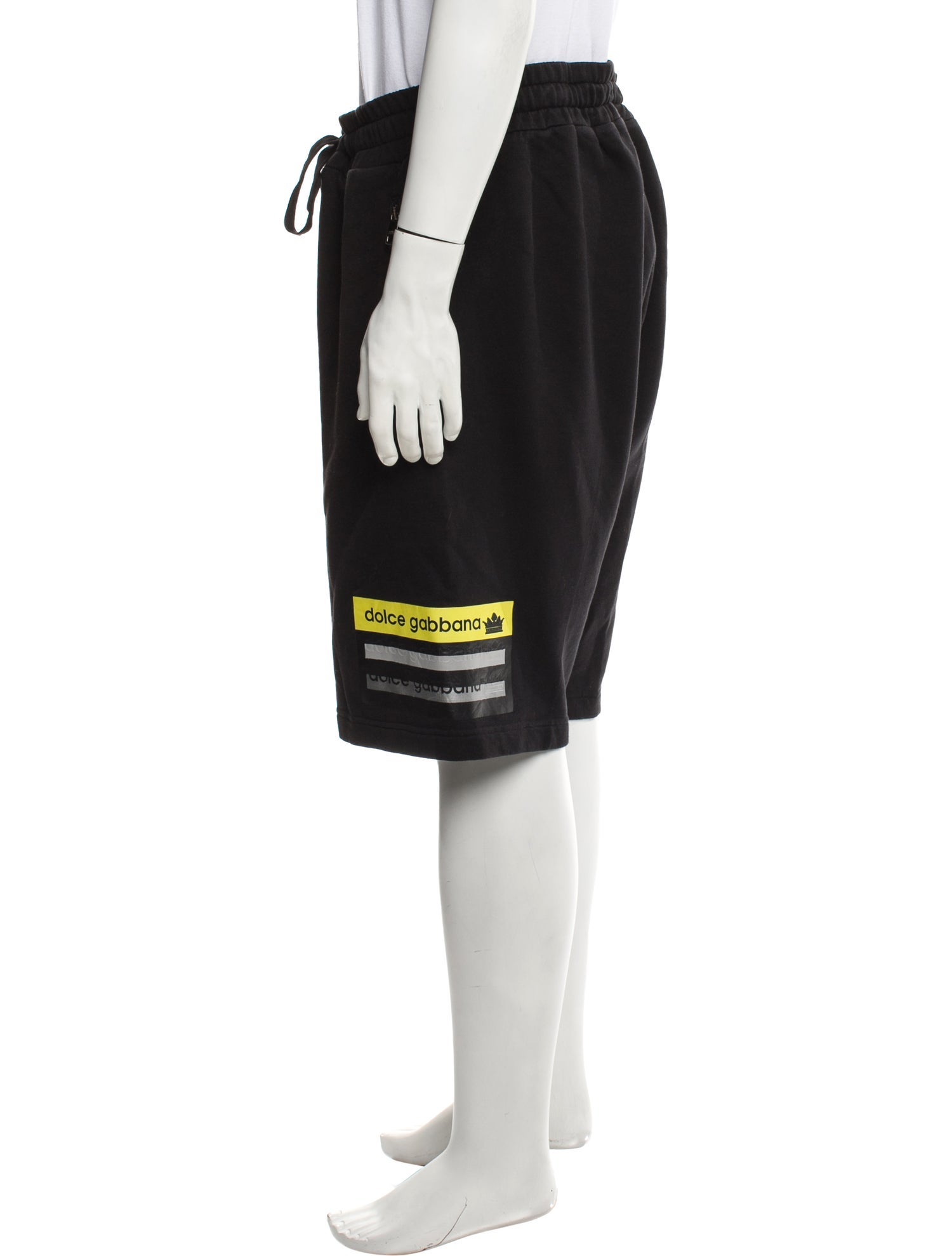 Dolce & Gabbana Graphic Print Jogger Shorts