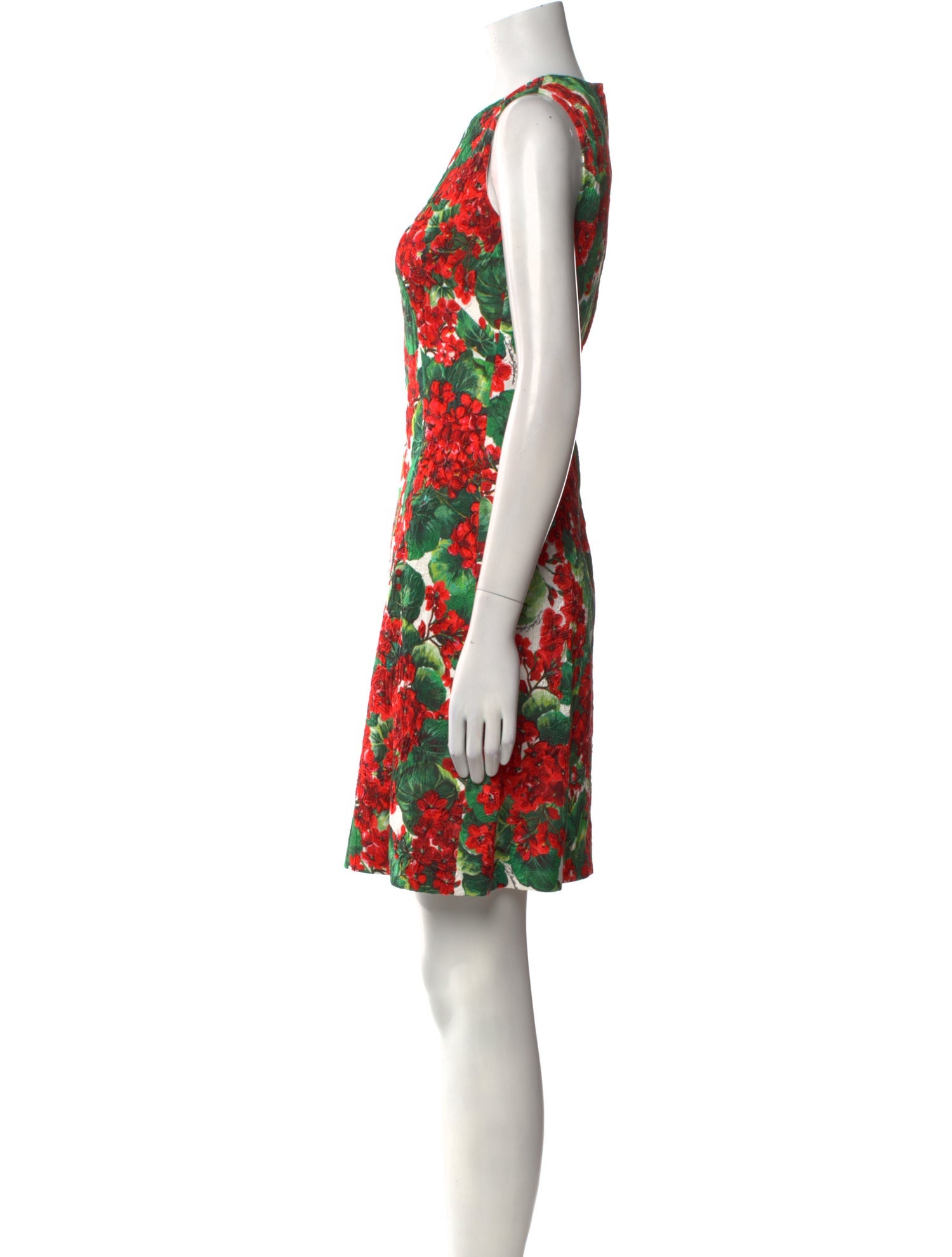 Dolce & Gabbana Floral Print Mini Dress