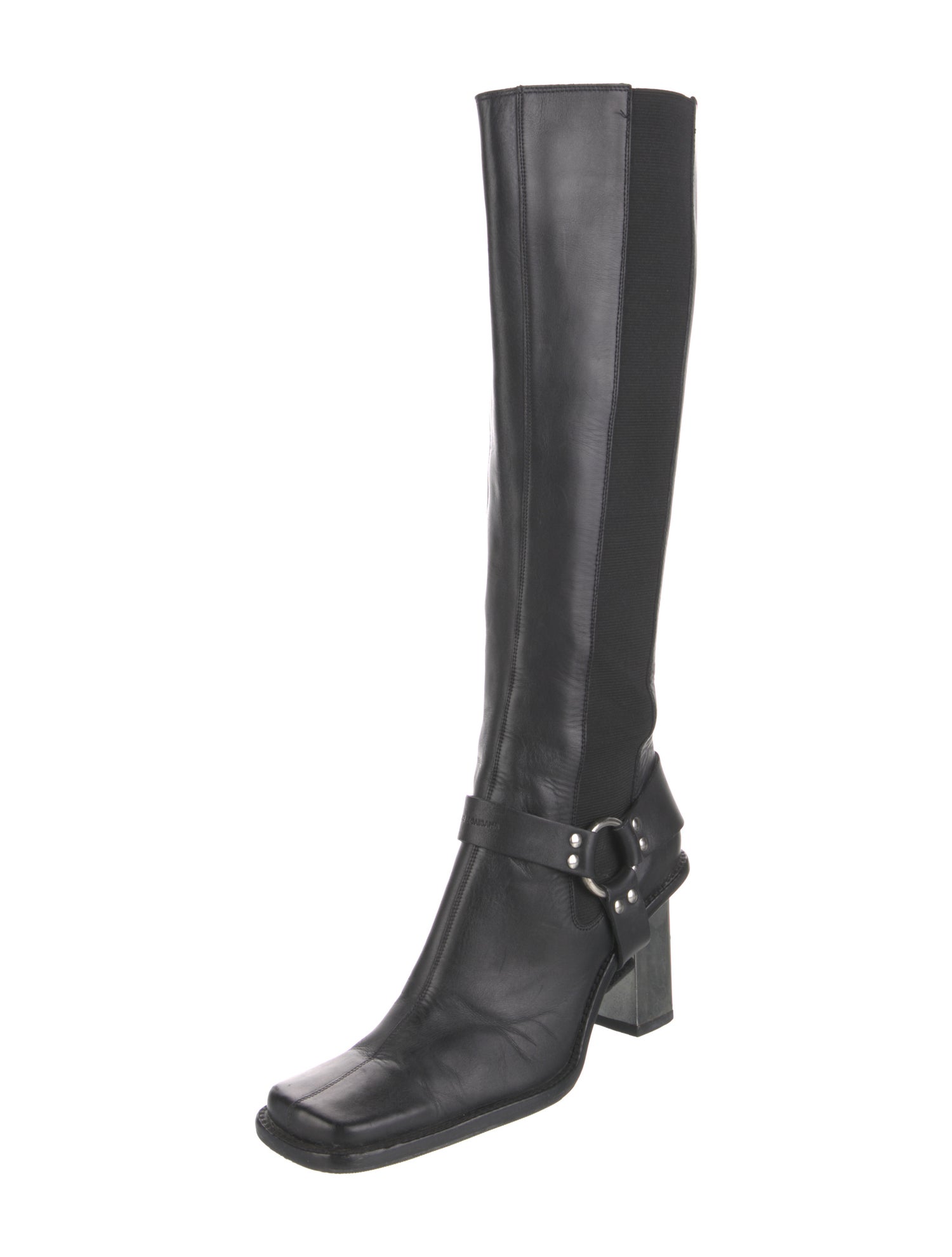 Dolce & Gabbana Leather Riding Boots