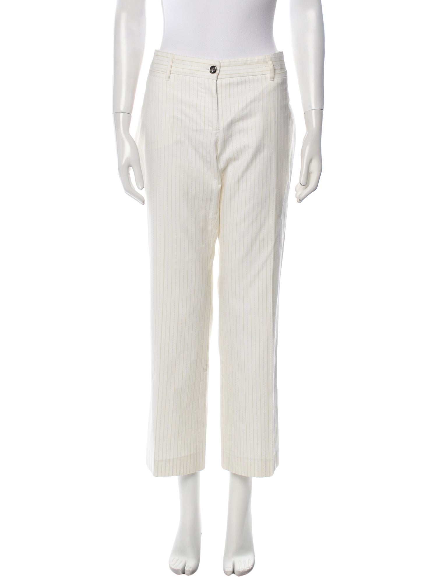 Dolce & Gabbana Striped Wide Leg Pants