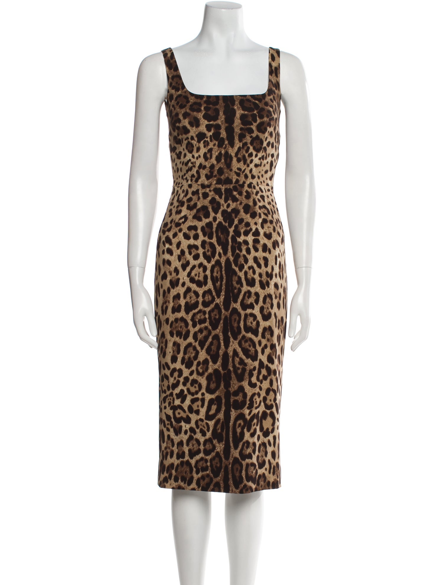 Dolce & Gabbana Silk Midi Length Dress