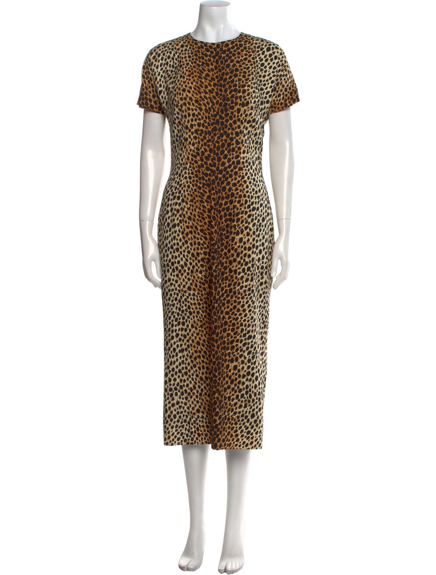 Dolce & Gabbana Silk Midi Length Dress