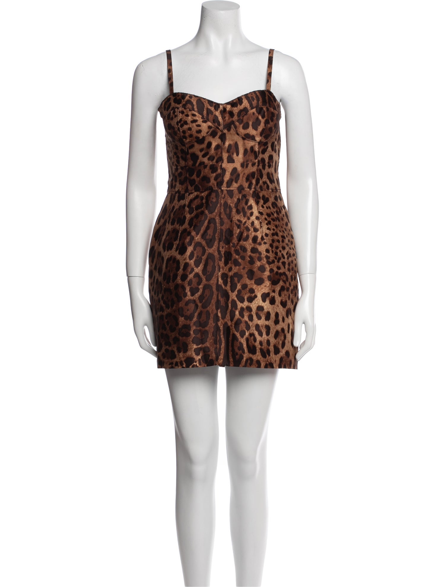Dolce & Gabbana Animal Print Mini Dress