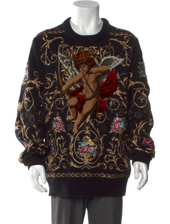 Dolce & Gabbana Cashmere Printed Pullover