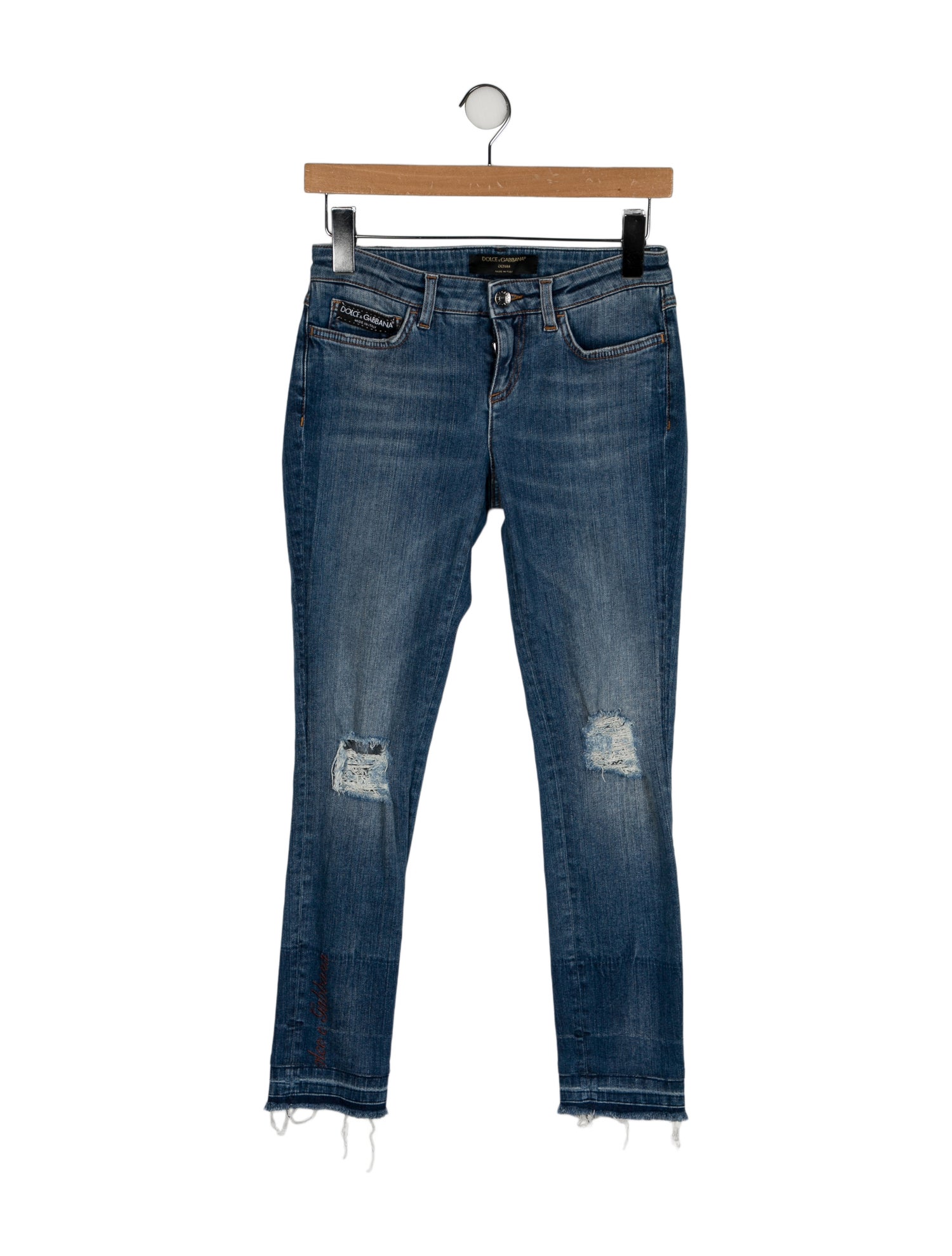 Dolce & Gabbana Low-Rise Skinny Leg Jeans