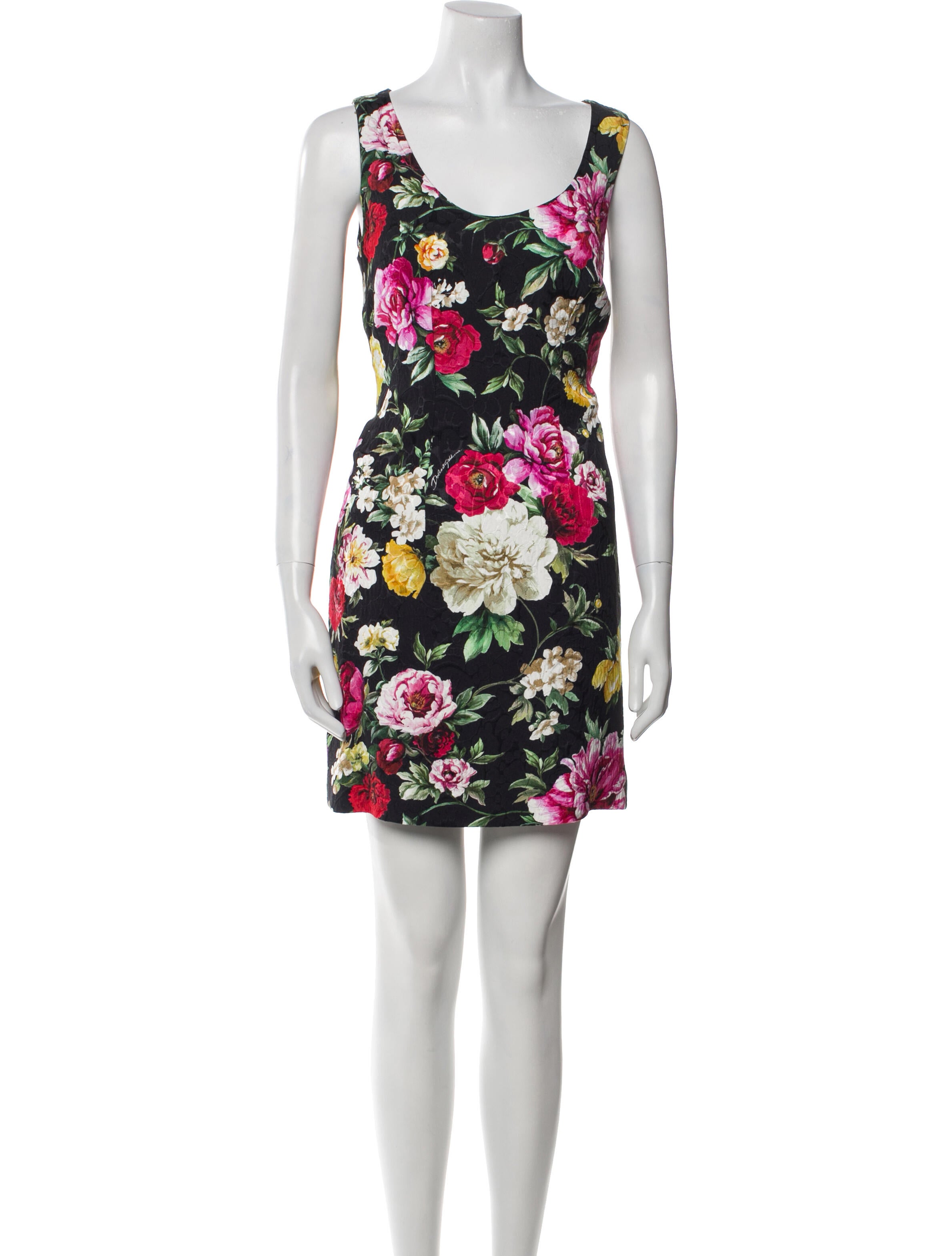 Dolce & Gabbana Floral Print Mini Dress