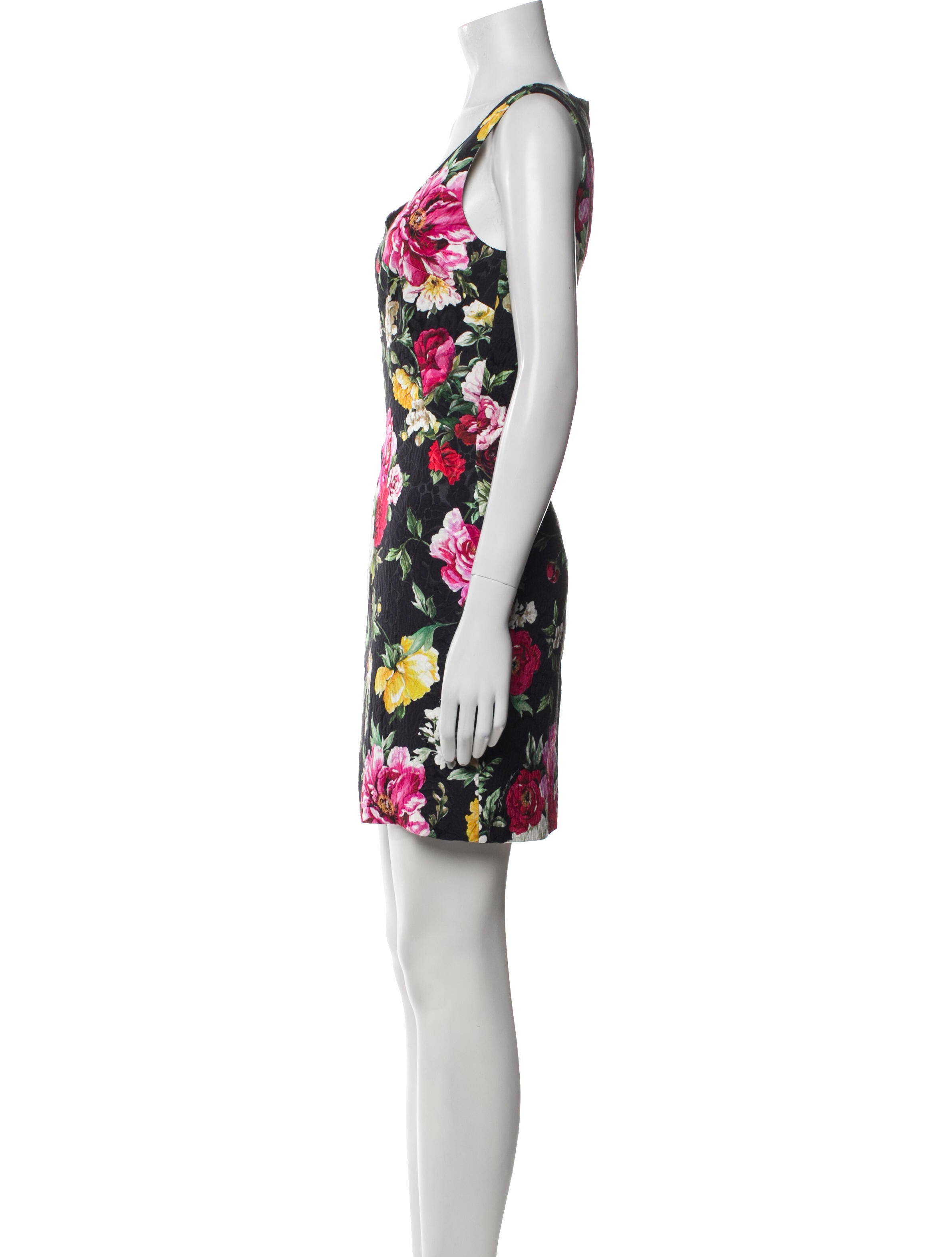 Dolce & Gabbana Floral Print Mini Dress