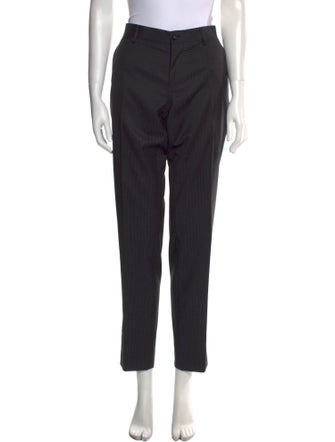Dolce & Gabbana Virgin Wool Straight Leg Pants