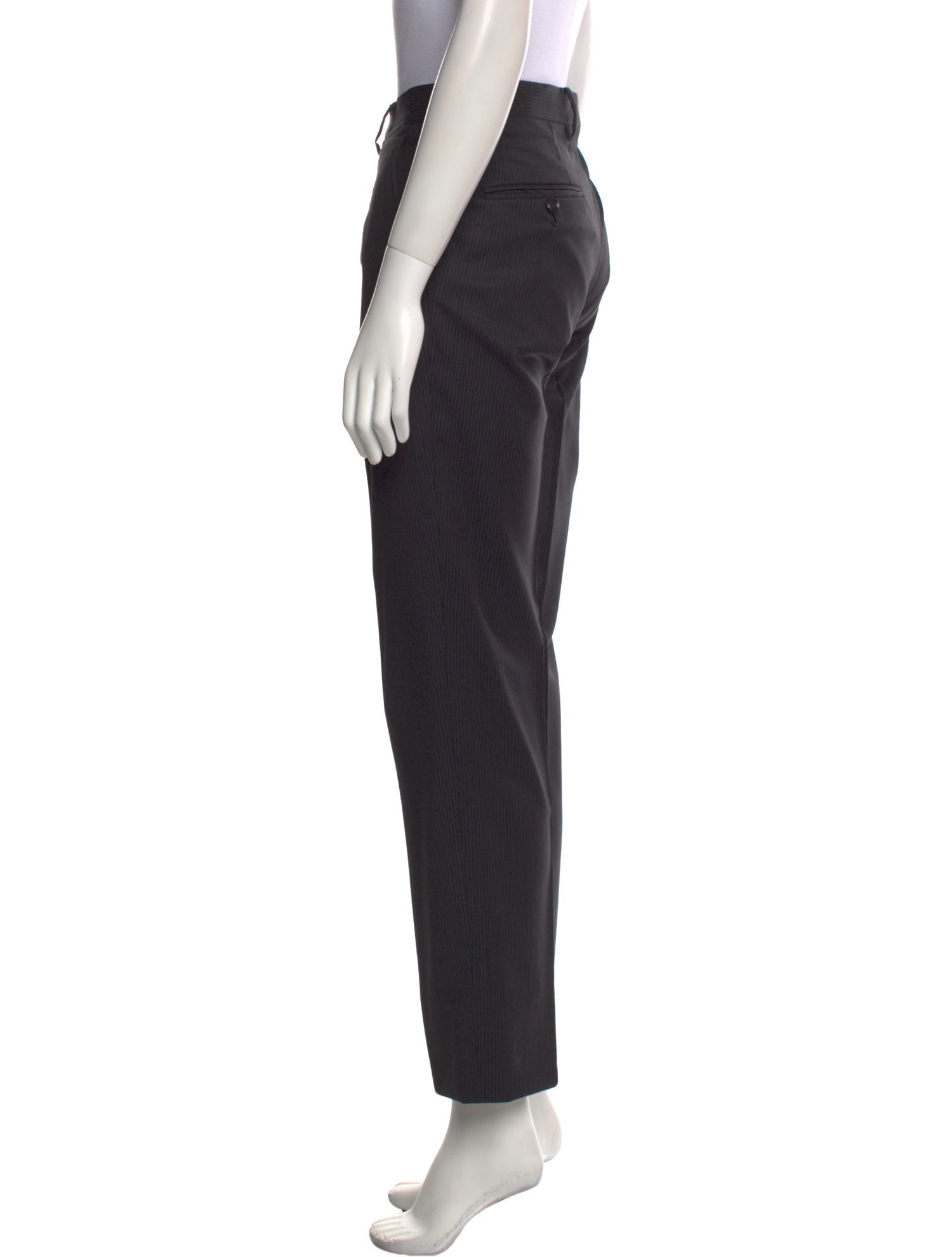 Dolce & Gabbana Virgin Wool Straight Leg Pants