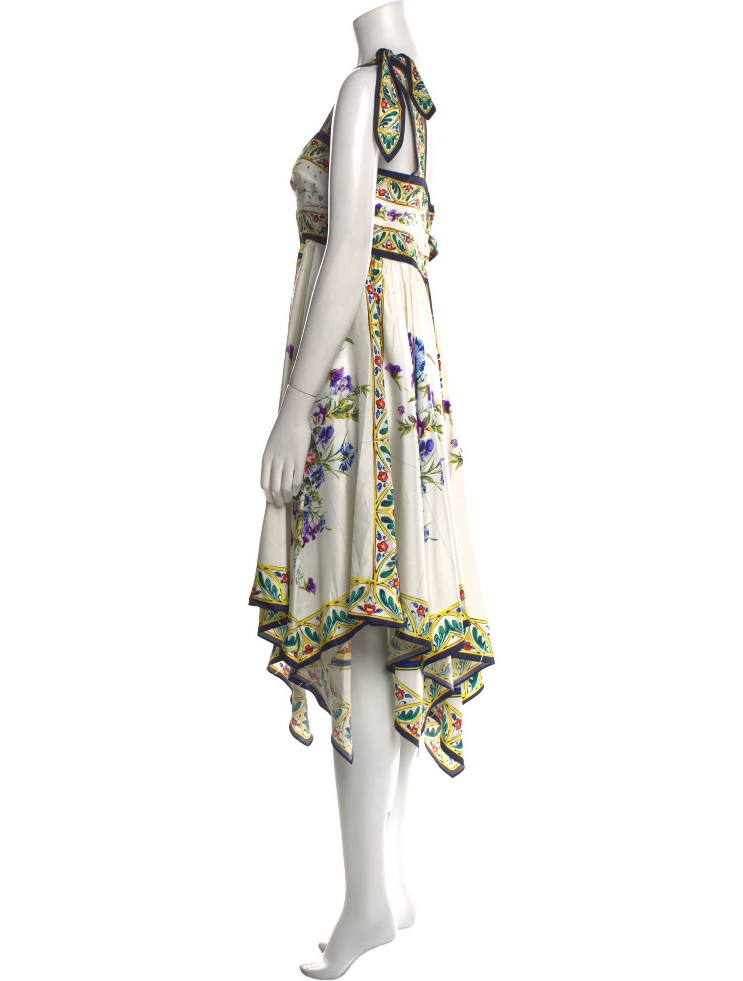 Dolce & Gabbana Silk Long Dress