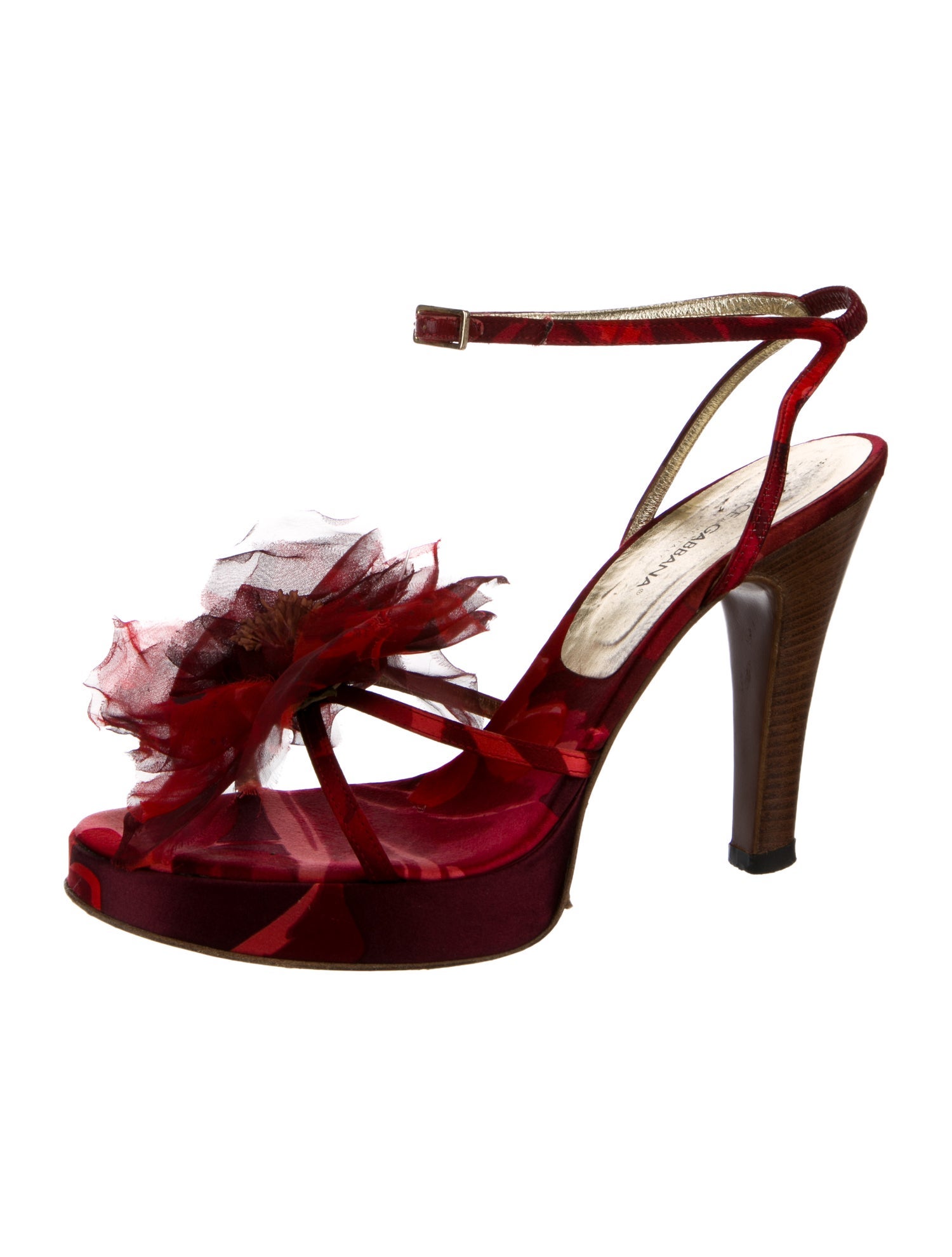 Dolce & Gabbana Satin Sandals