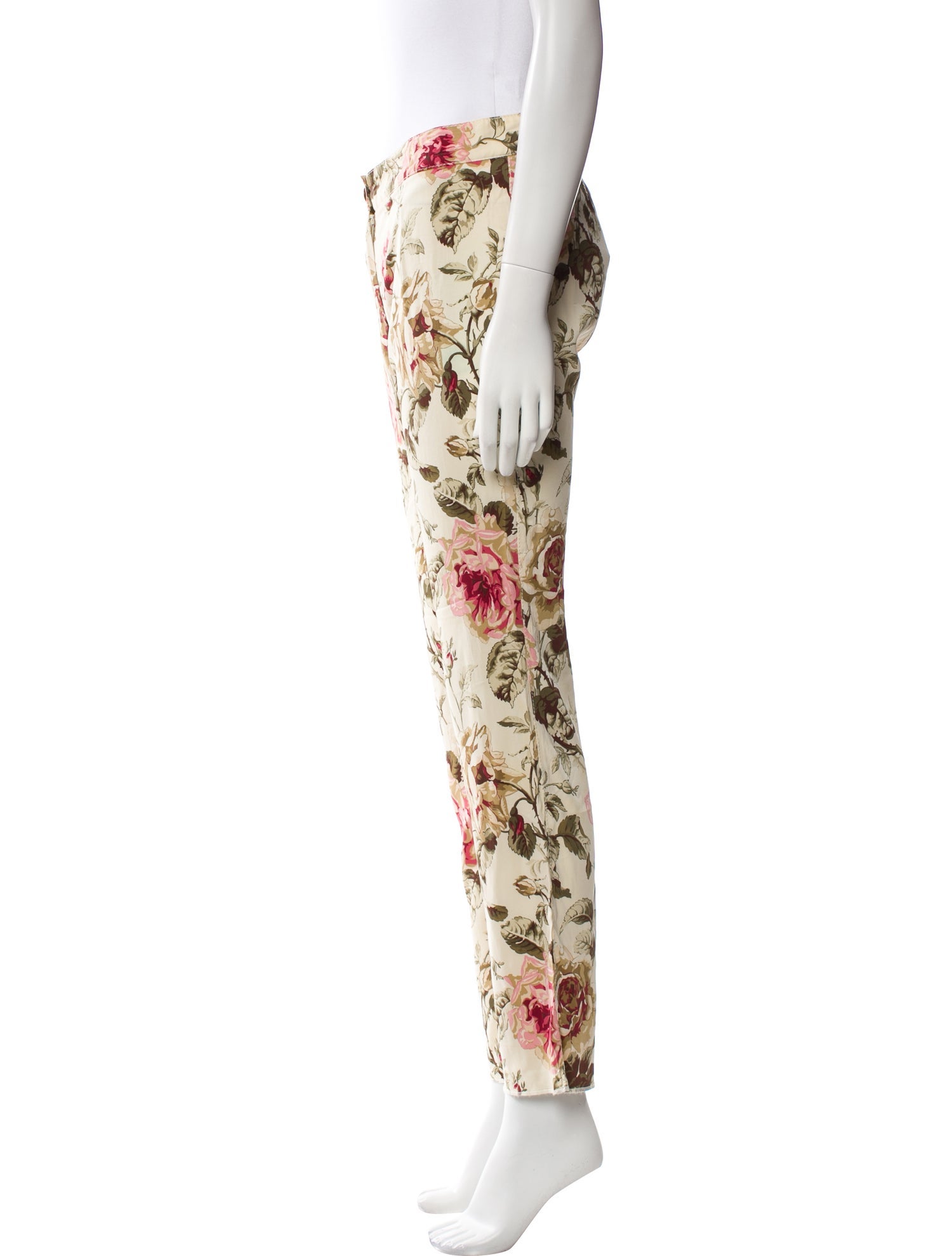 Dolce & Gabbana Printed Straight Leg Pants