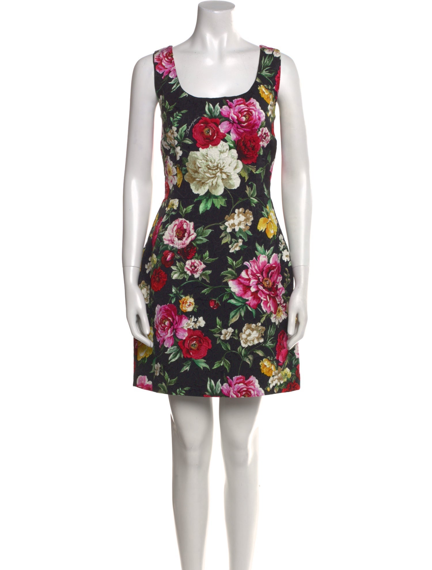 Dolce & Gabbana Floral Print Mini Dress