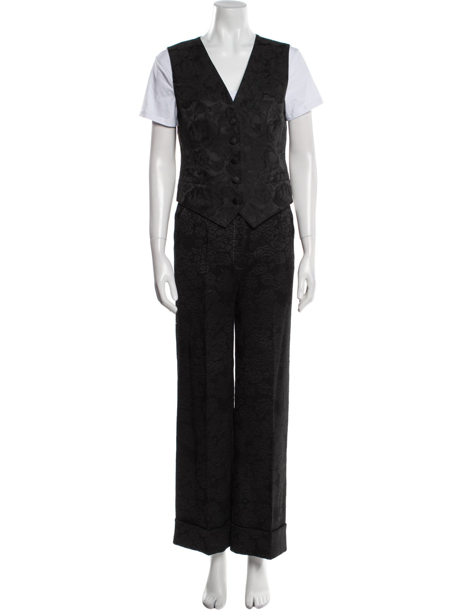 Dolce & Gabbana Wool Pant Set
