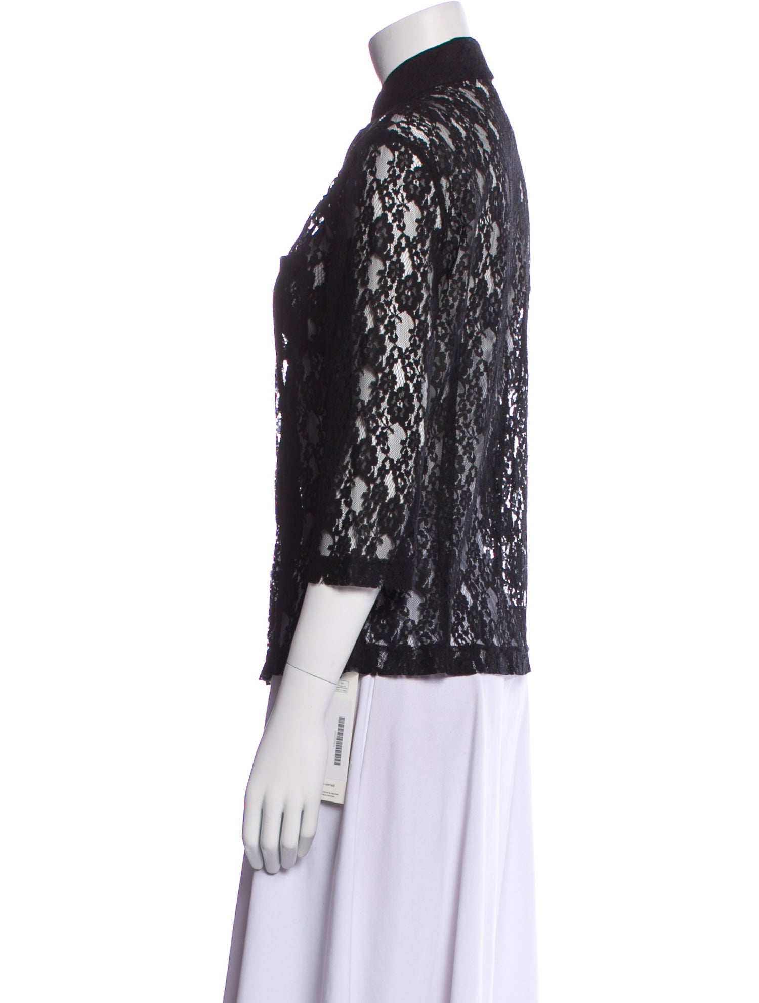 Dolce & Gabbana Lace Lace Pattern Button-Up Top