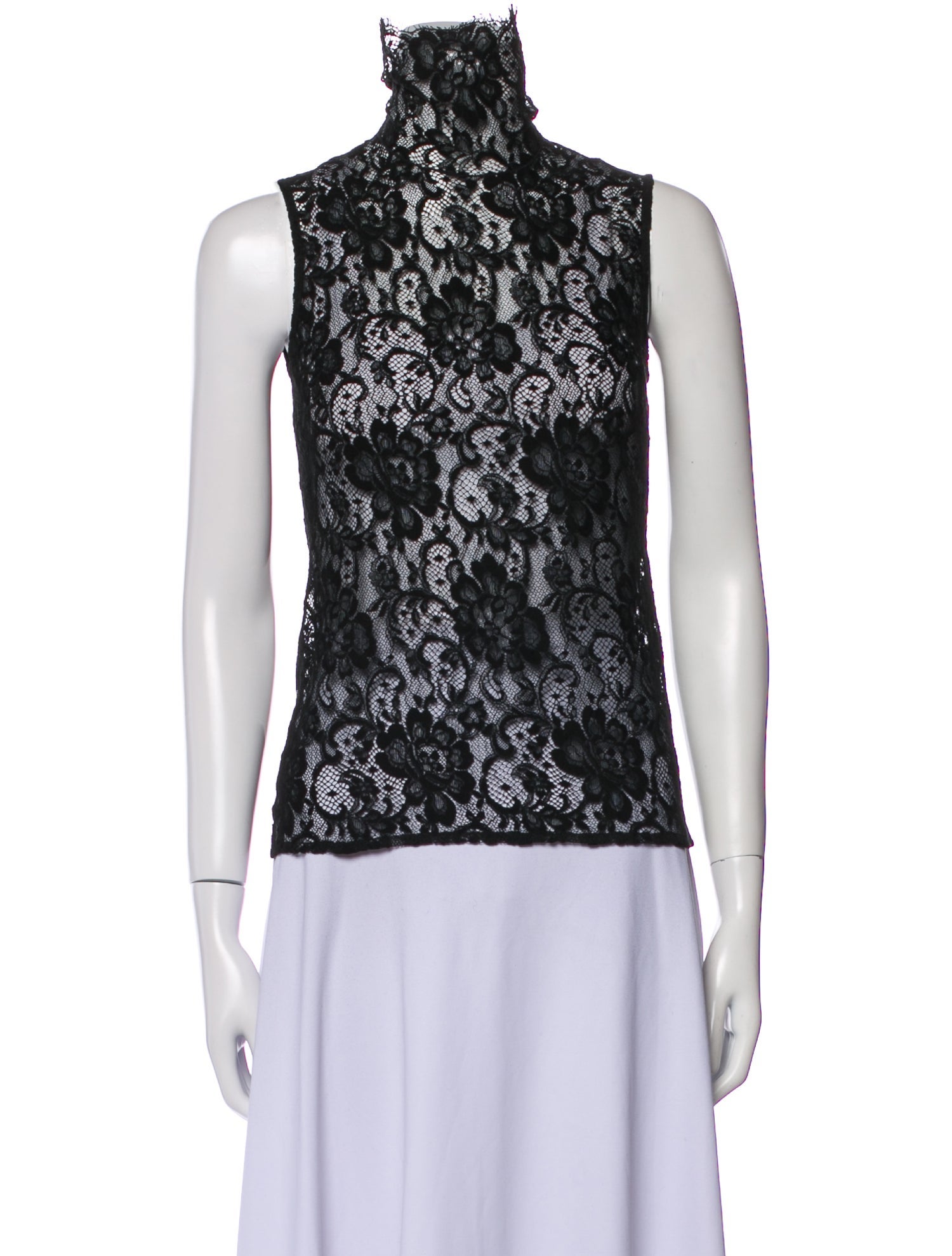Dolce & Gabbana Lace Lace Pattern Top