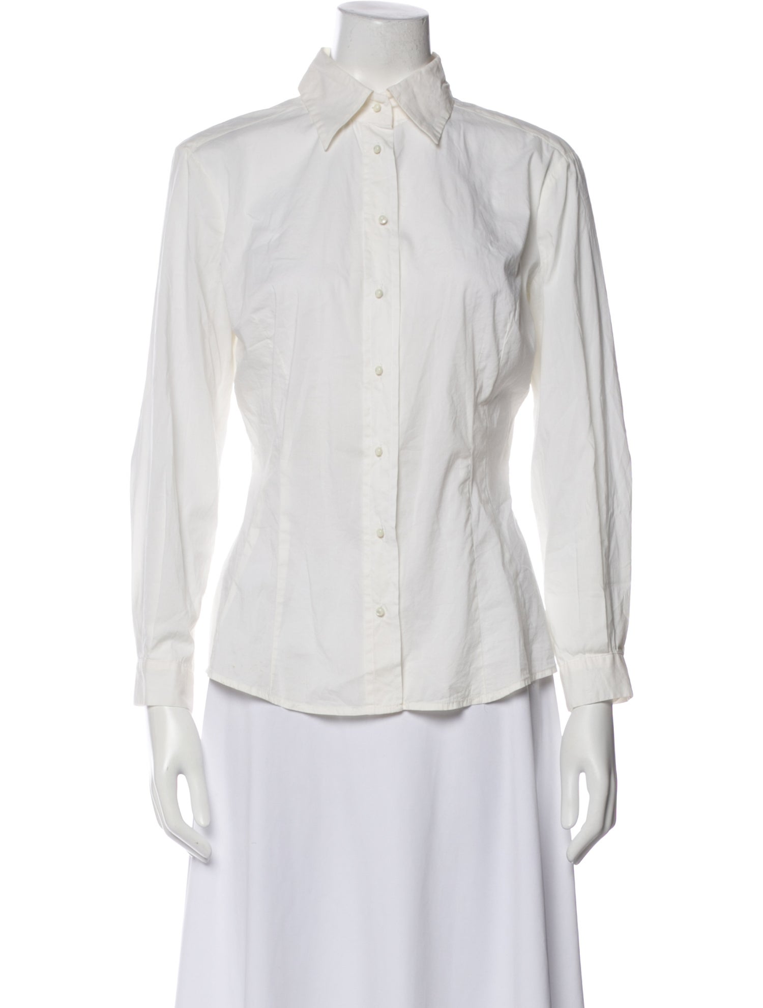 D&G Long Sleeve Button-Up Top